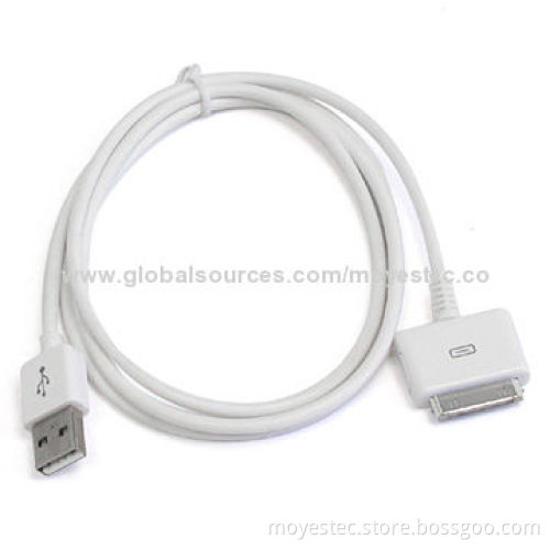 USB 30-pin Data Cable for iPhone 4, Factory Price, Fast Delivery